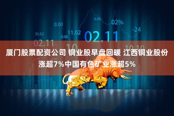 厦门股票配资公司 铜业股早盘回暖 江西铜业股份涨超7%中国有色矿业涨超5%